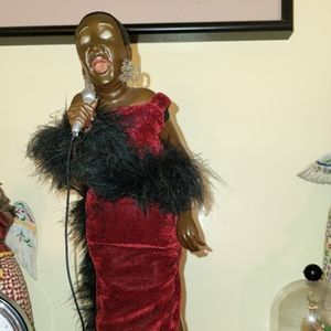 African American Jazz art portrait doll